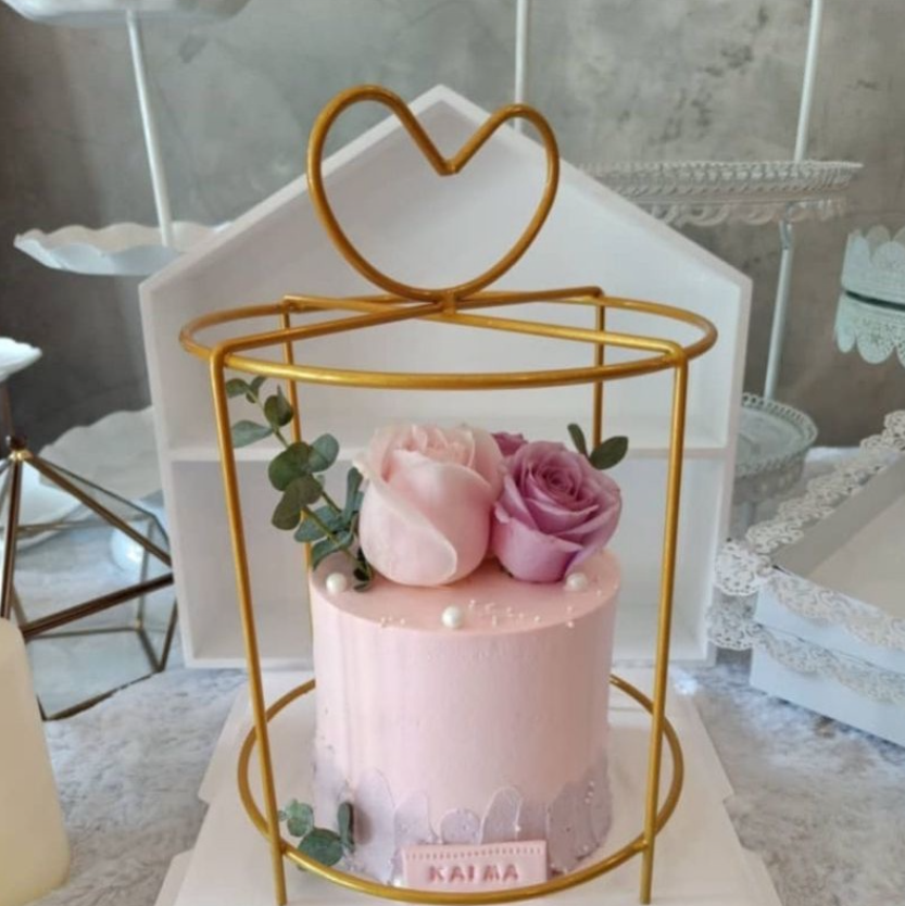 Gold Frame Cake stand display stand dessert table prop wedding decoration metal structure