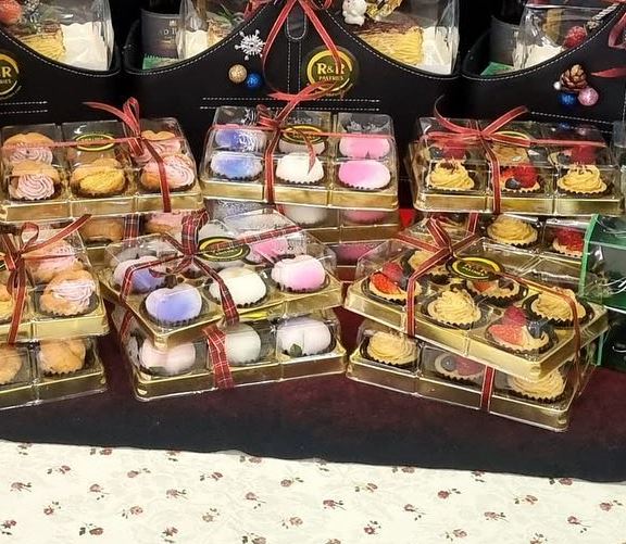 10pcs tart tray - fruit tart box egg tart mochi packaging boxes pastry case tart storage box pie gift box container