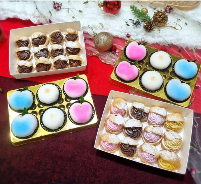 10pcs tart tray - fruit tart box egg tart mochi packaging boxes pastry case tart storage box pie gift box container