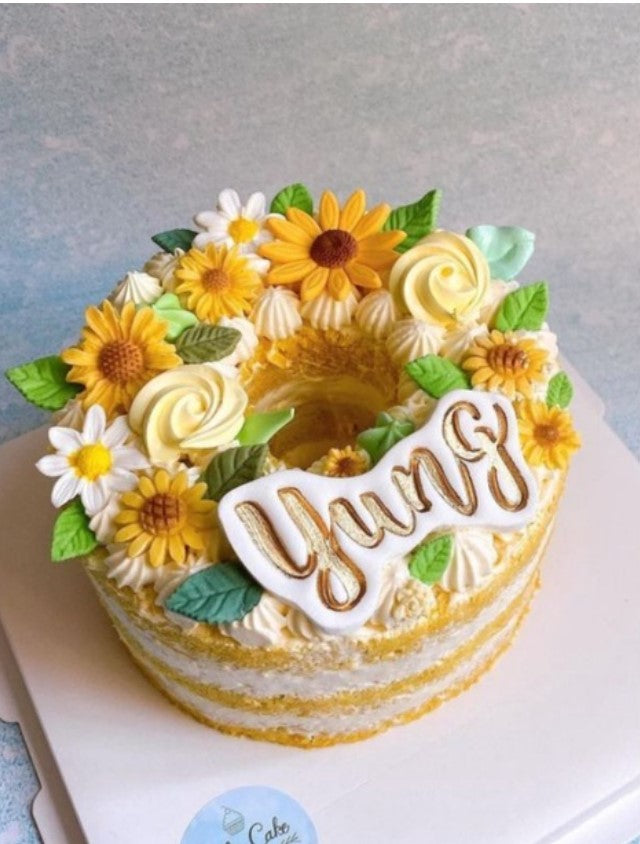 3pcs cutter - Sunflower Gerbera large flower floral plunger cutter mould