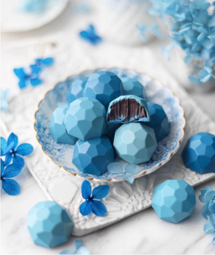 Rose Gem chocolate PC polycarbonate mould gemstone chocolate mold jewel chocolates