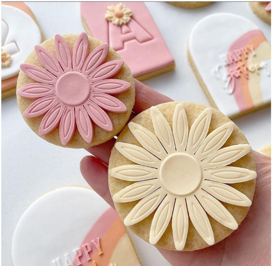 3pcs cutter - Sunflower Gerbera large flower floral plunger cutter mould