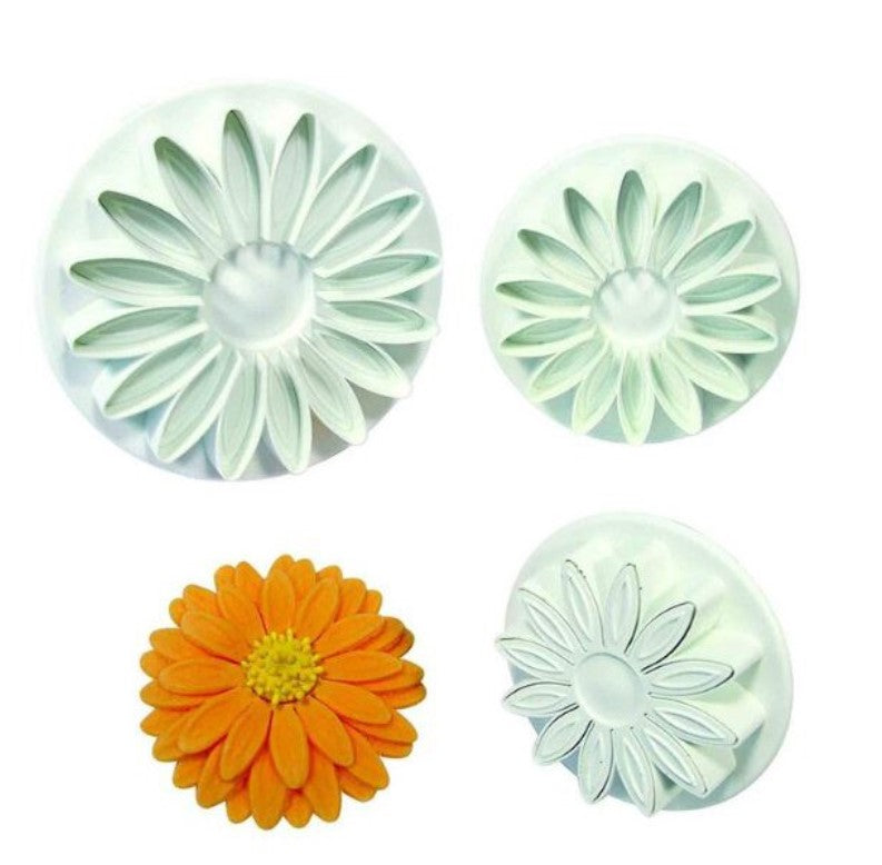 3pcs cutter - Sunflower Gerbera large flower floral plunger cutter mould