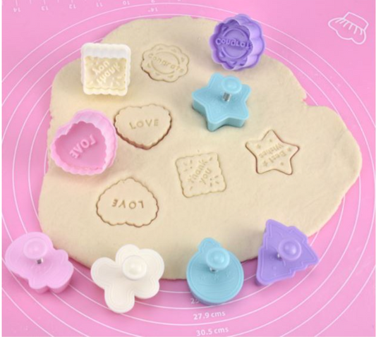 Greetings cookie plunger cutter fondant mould thank you congrats best wishes love cutting tool mold