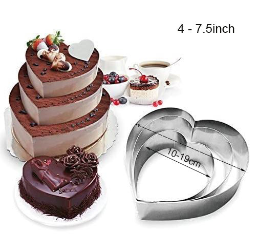 6 - 12 inch adjustable mousse cake ring square round & rectangle cake pan ring
