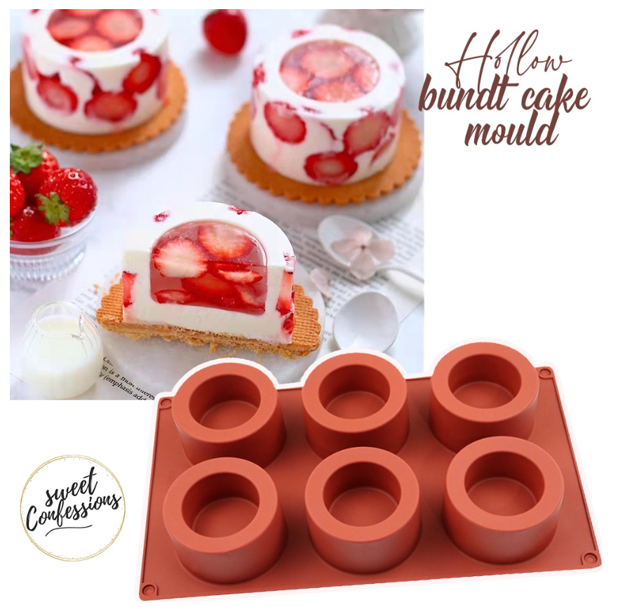 Hollow bundt cake mould jelly art cupcake pan mold mousse petite gateau baking tray
