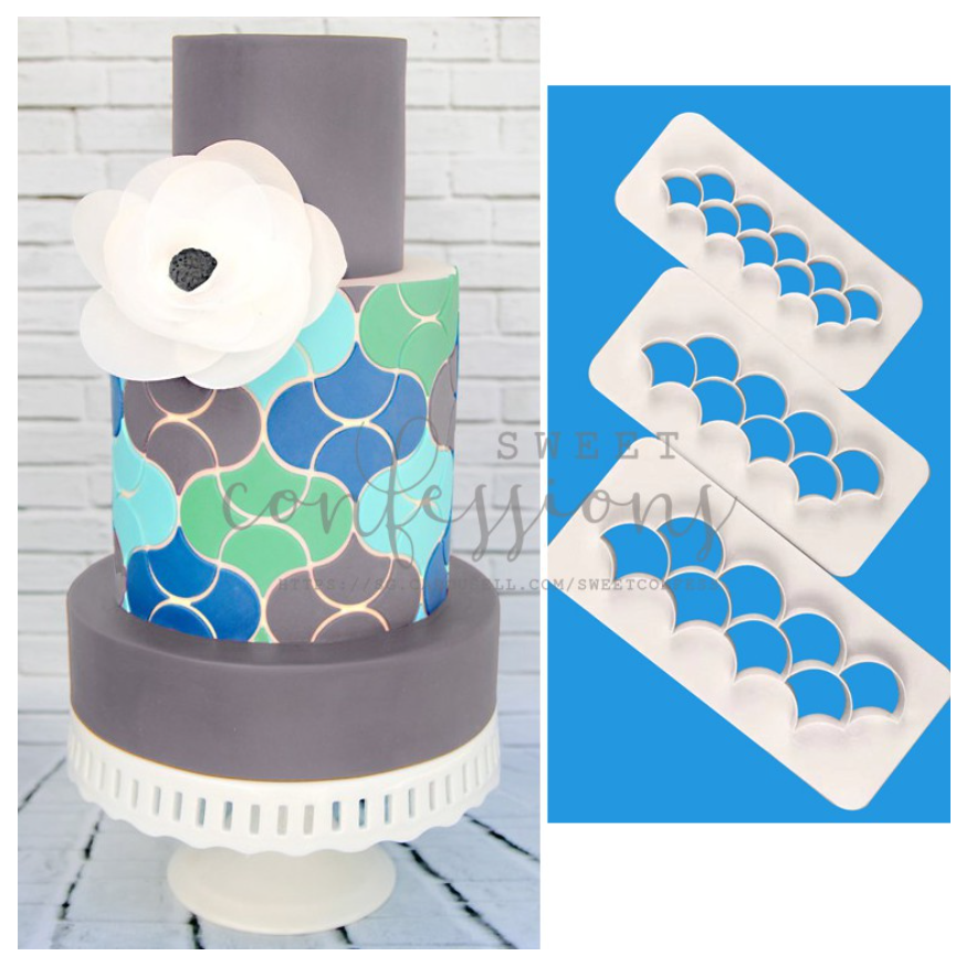 3pcs honeycomb cutter moroccon round scales hexagon triangle rectangle oval square jig saw jigsaw scale arabian
