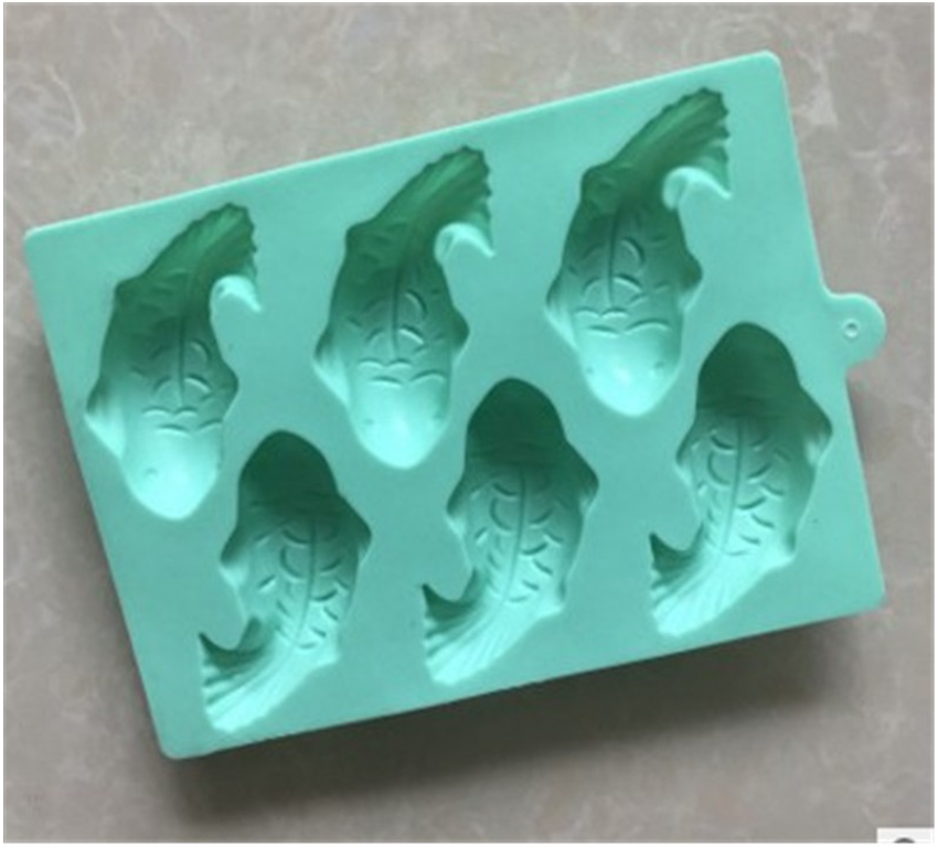 Gold ingot jelly silicone mould gold nuggets for making longevity cake