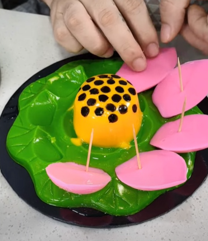 3D lotus jelly mould 莲花模 floral chinese new year agar agar mold