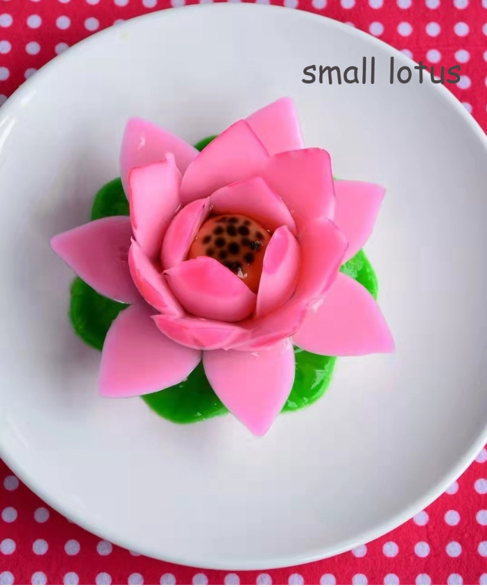 3D lotus jelly mould 莲花模 floral chinese new year agar agar mold