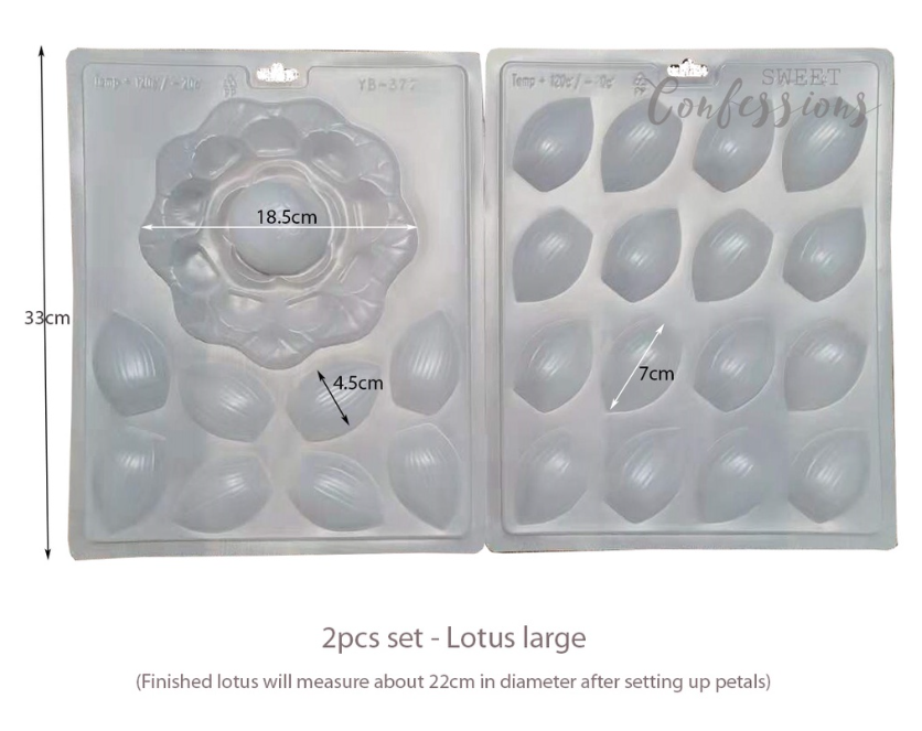 3D lotus jelly mould 莲花模 floral chinese new year agar agar mold