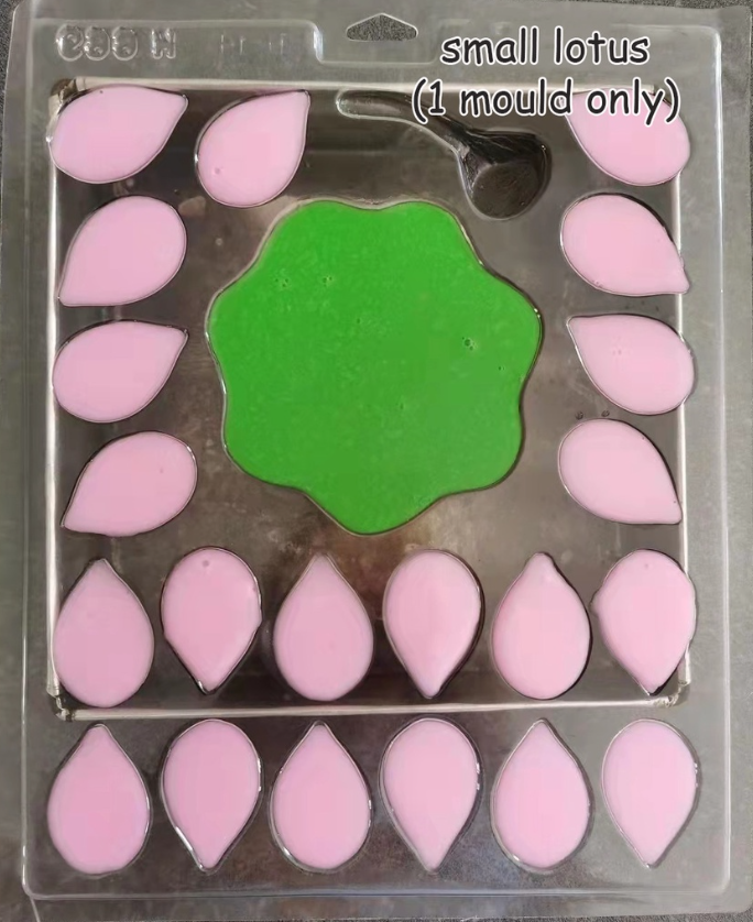 3D lotus jelly mould 莲花模 floral chinese new year agar agar mold