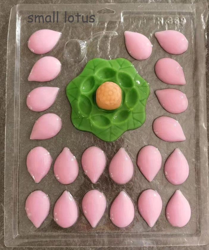 3D lotus jelly mould 莲花模 floral chinese new year agar agar mold