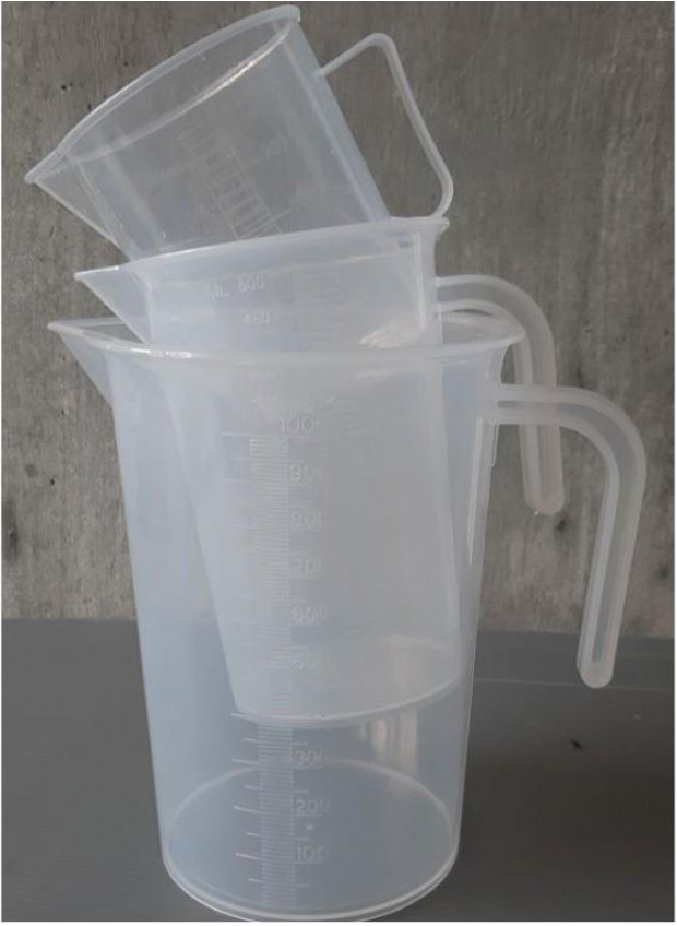 250 - 1000ml Measuring jug polypropylene pitcher measuring cup