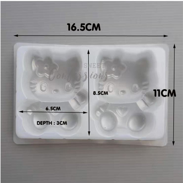 Hello kitty car jelly mould agar agar plastic mold