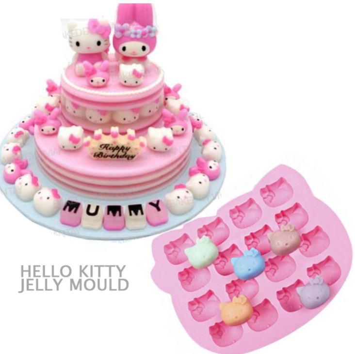 Hello kitty car jelly mould agar agar plastic mold