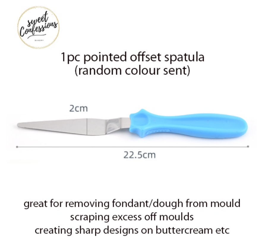3pcs set Palette knife set - Angled spatula buttercream scraper smoother leveler cake decorating tool spatula
