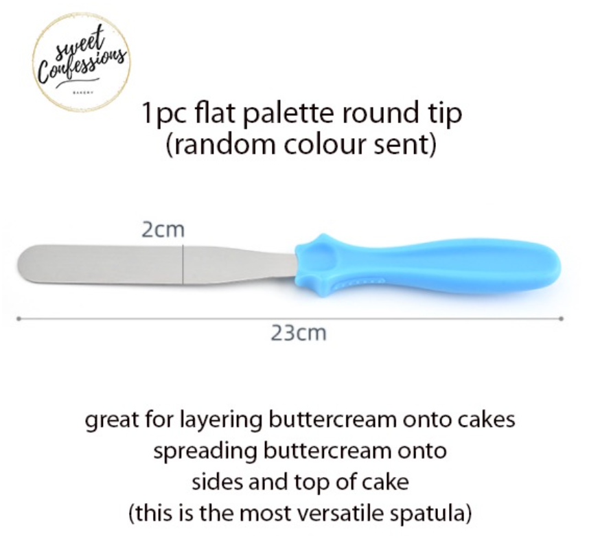 3pcs set Palette knife set - Angled spatula buttercream scraper smoother leveler cake decorating tool spatula