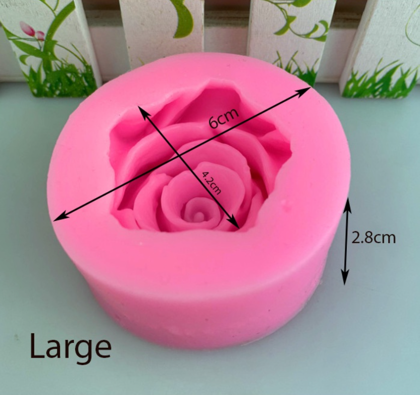 Rose mould 3D flower roses jelly silicone mold chocolate fondant cake decoration