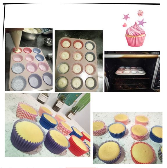 50 / 100pcs Paper cupcake liner - large greaseproof baking paper cups baking case liners