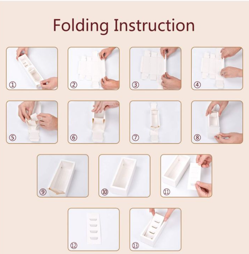 🇸🇬10 / 50pcs Macaron box gift packaging boxes for 5 macarons paper box