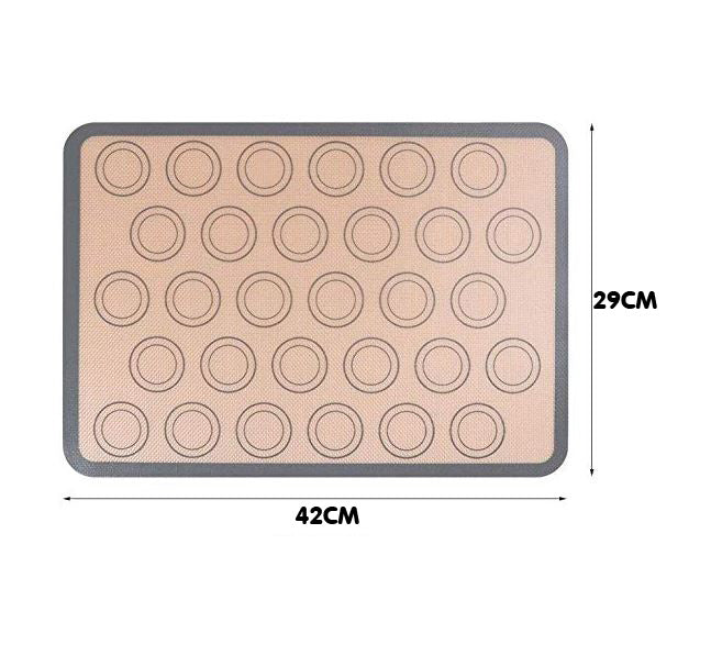 Professional Macaron Baking Silicone Mat Baking Tray Mat high temperature non stick fibre glass fondant mat
