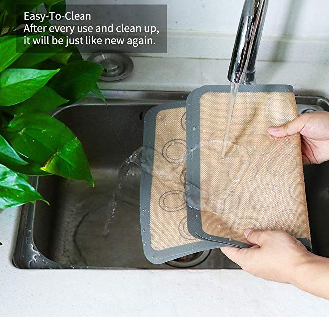 Professional Macaron Baking Silicone Mat Baking Tray Mat high temperature non stick fibre glass fondant mat