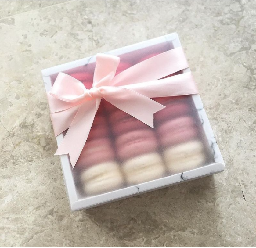 Marble mooncake box tart box 4 cavity 6 cavity pastry cake dessert brownie gift packaging box
