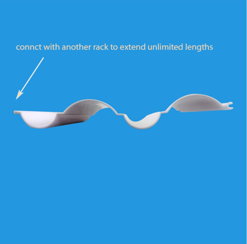 Gumpaste fondant flower drying rack wave curve form mat