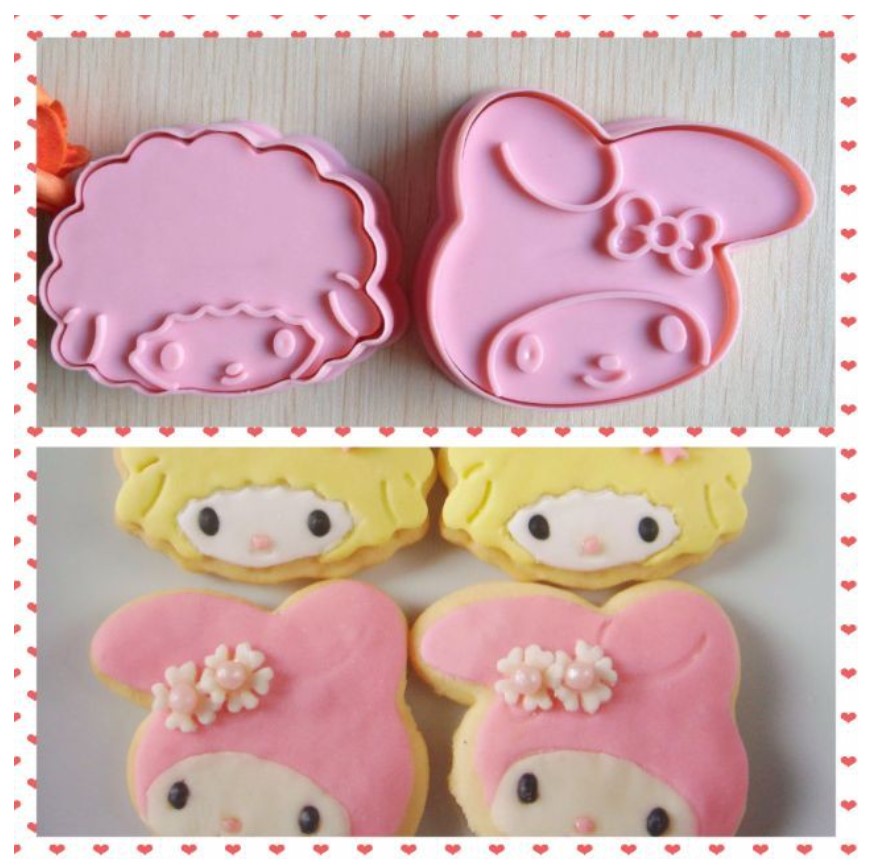 Mickey mouse Doraemon hello kitty doraemon winne pooh stitch cookie cutter impression embosser