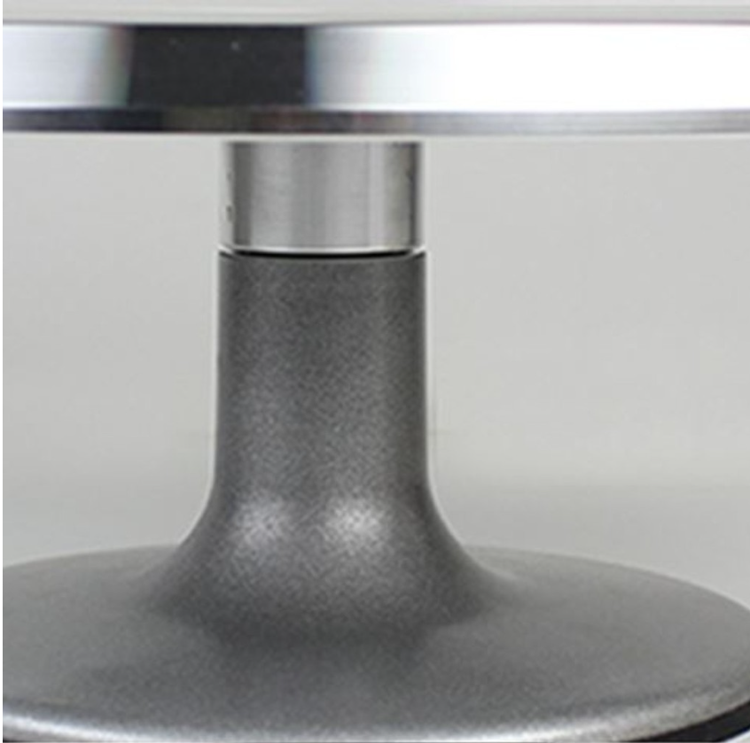 Cake turntable in 12 inch/31cm aluminimum steel alloy for the Professional cake decorator display stand