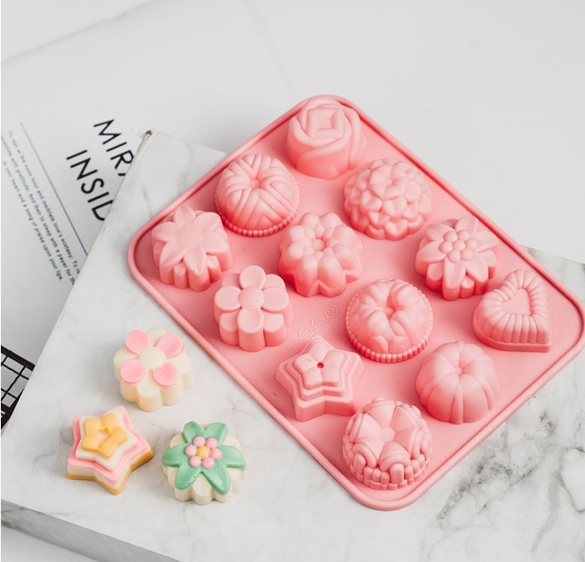 Mini jelly mould agar agar star floral heart shape mold jelly bites