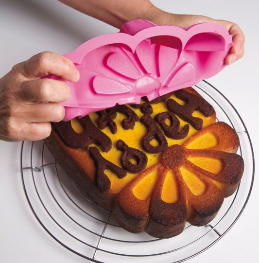 Happy birthday mould cake pan gift present shape baking mould jelly mold