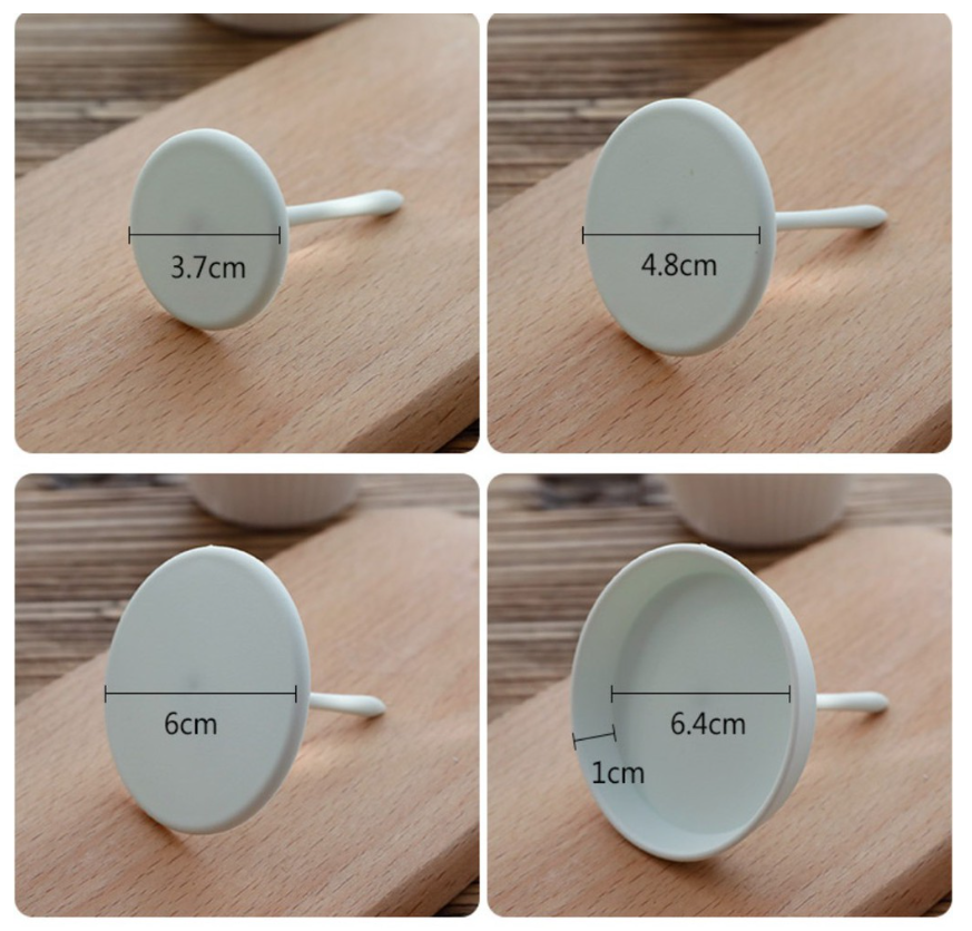 4pcs Cupcake decorating piping flower nail swivel tool