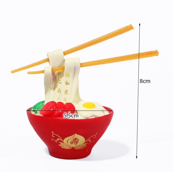 Longevity noodle cake topper elderly grandfather birthday cake grandmother 祝寿蛋糕 decoration