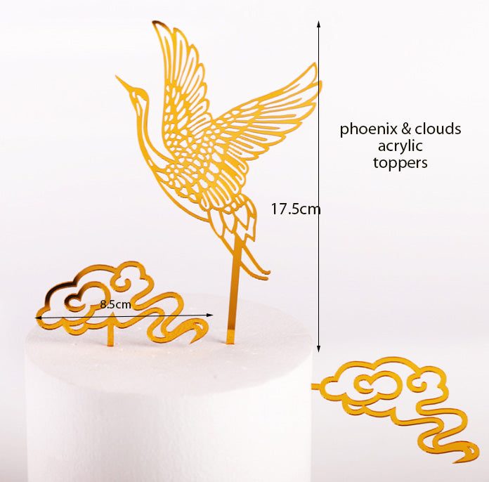 Longevity noodle cake topper elderly grandfather birthday cake grandmother 祝寿蛋糕 decoration