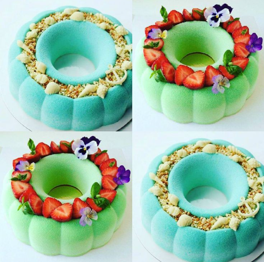 8 inch Paradise mousse cake mould italian gateau cake mold