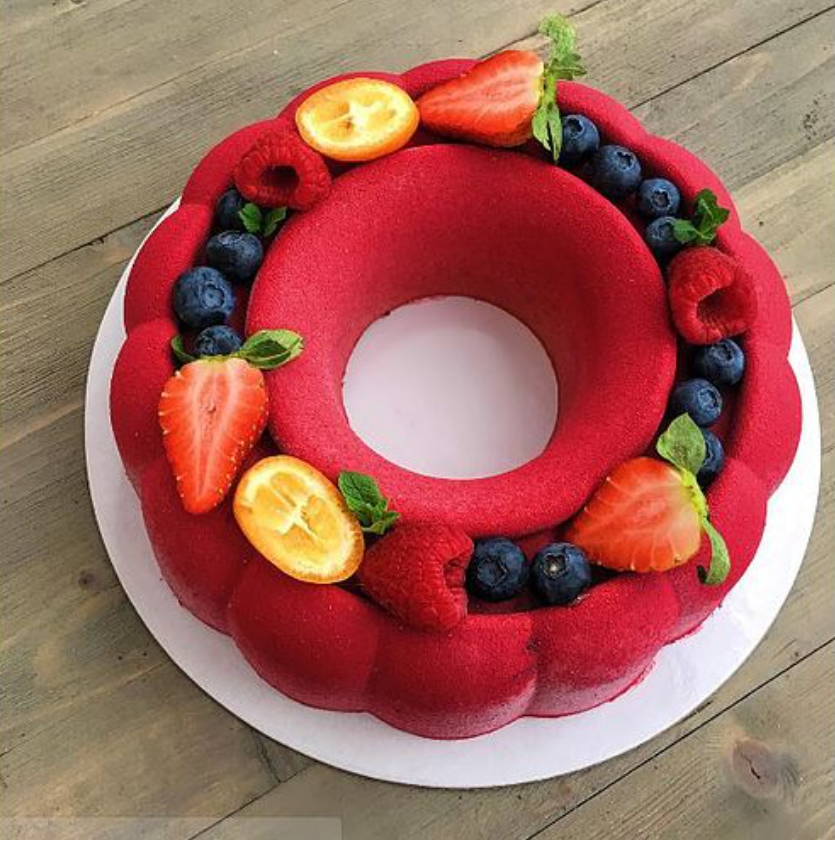 8 inch Paradise mousse cake mould italian gateau cake mold