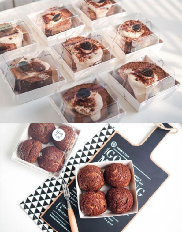 Box - cake box dessert cake packaging box sandwich packing container case baby shower gift box sweet confessions