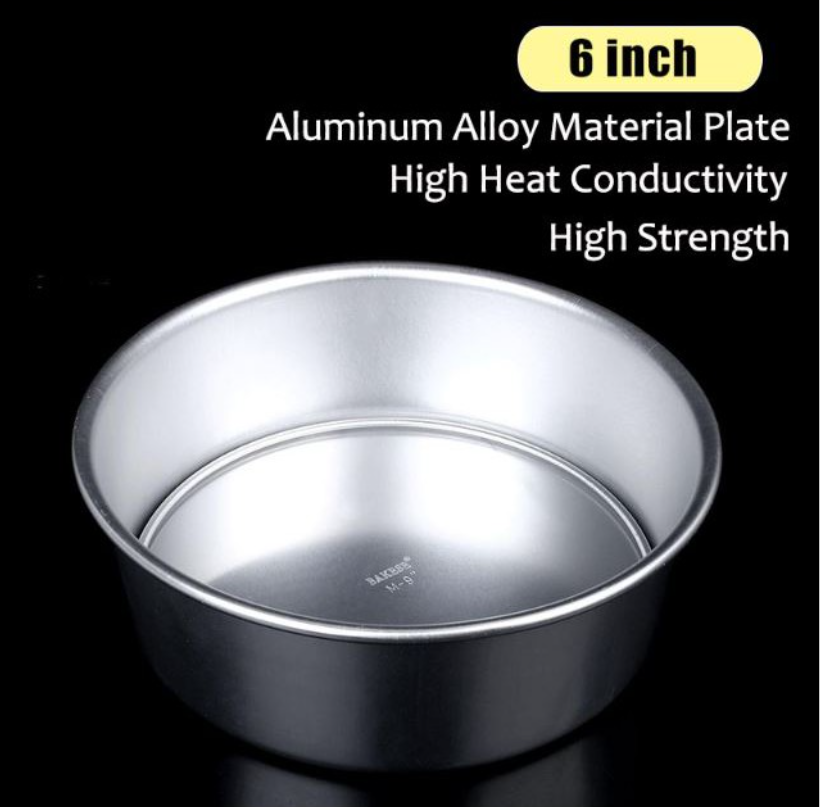 6 / 8 / 10 inch Aluminium Cake Pan Removable bottom cake mould baking tray 4 inch 6 inch 7 inch 8 inch r
