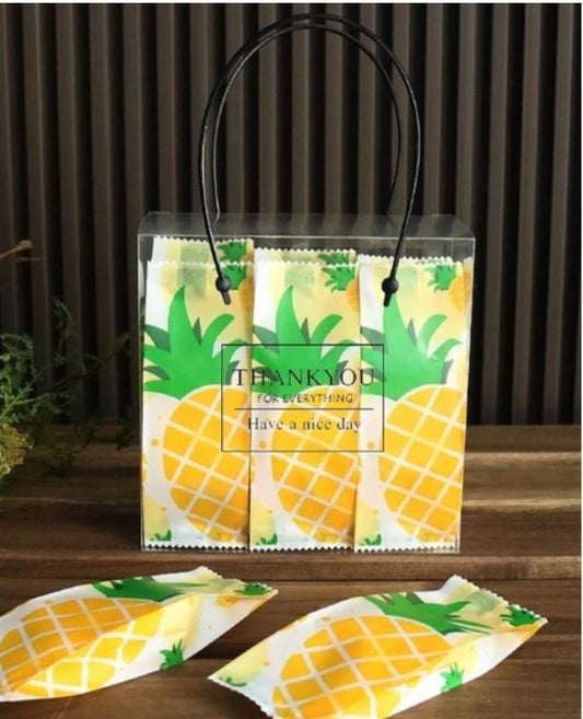 50pcs wrappers - pineapple tart CNY cookie packaging bag chinese new year goodies wrapper 黄梨饼 凤梨挞酥塔