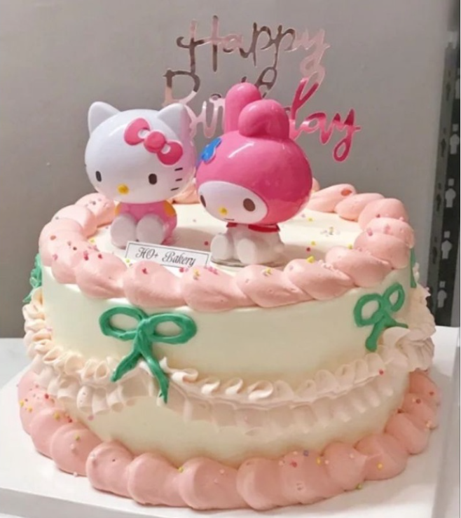 Hello Kitty toy figurine my melody cake topper decoration collectible