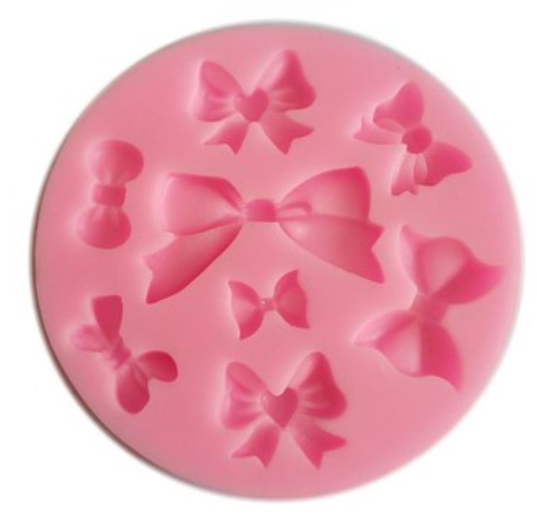 Ribbon bow tie silicone mould for fondant cake decorating silicon mold