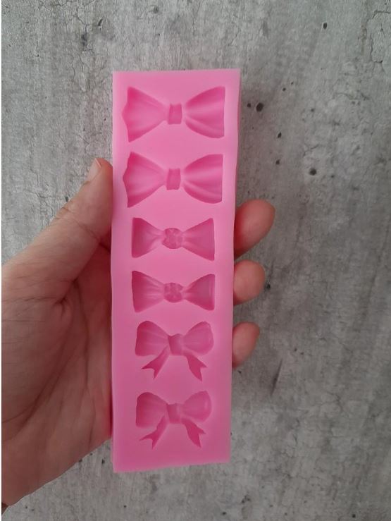 Ribbon mould Bow silicone mold for cake decorating