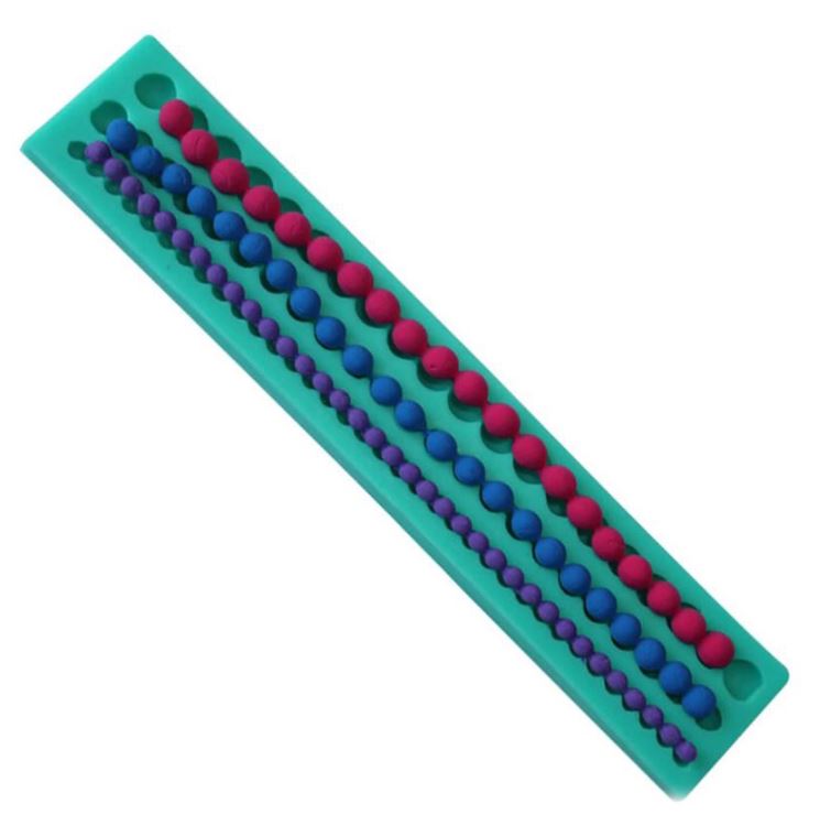 String of pearl silicone mould cake decorating pearls silicon mold