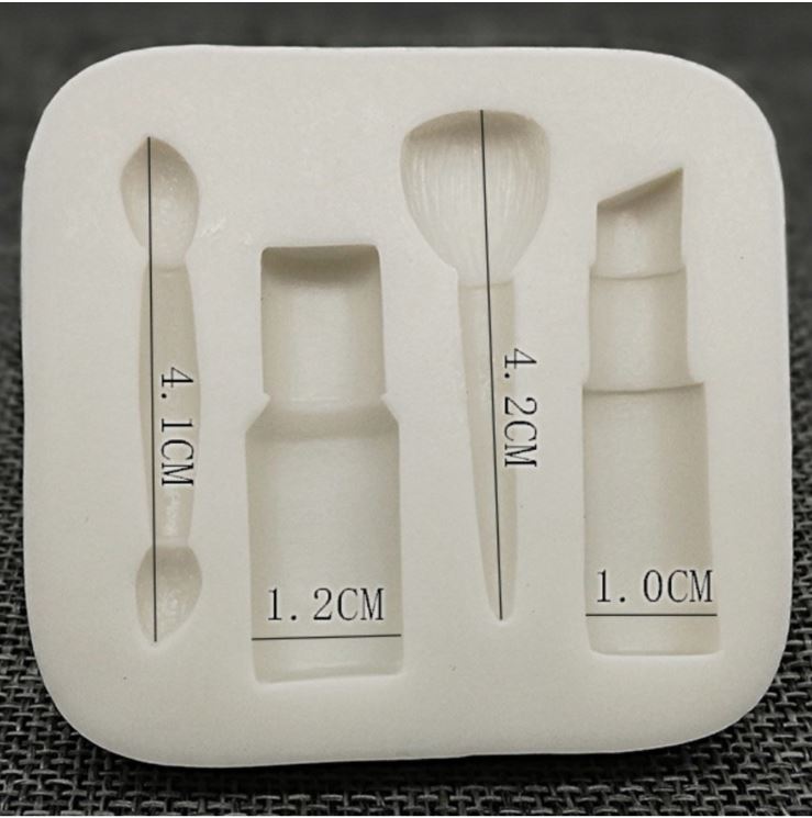Lipstick perfume makeup fondant silicon silicone mould