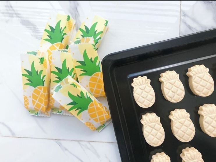 50pcs wrappers - pineapple tart CNY cookie packaging bag chinese new year goodies wrapper 黄梨饼 凤梨挞酥塔