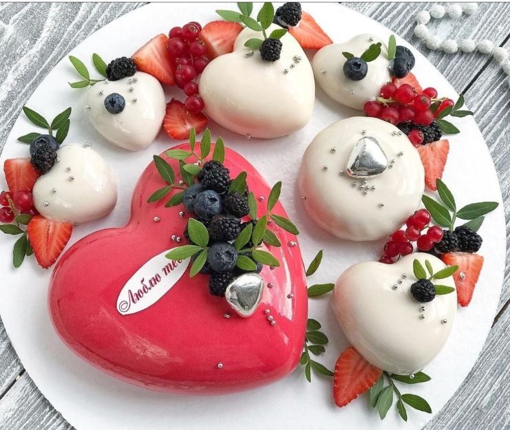 🇸🇬 Heart mould pinata cake heart shape mousse cake mould bombshell baking amorini mold 3D 心形模