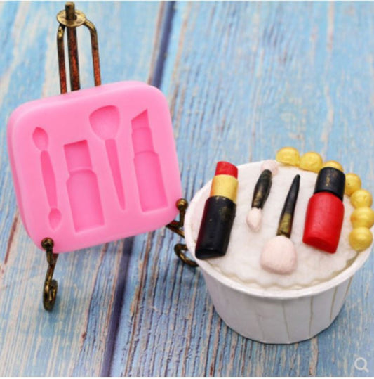 Lipstick perfume makeup fondant silicon silicone mould