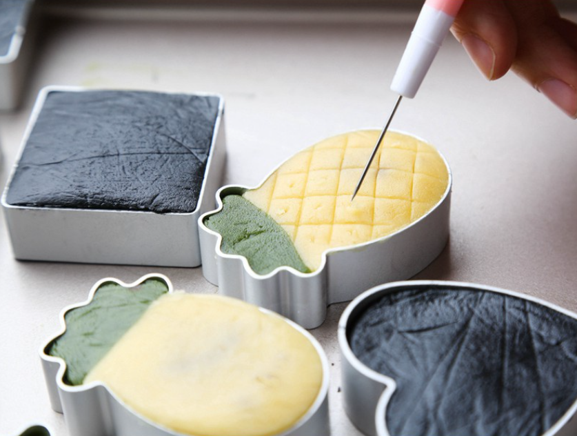 🇸🇬10pcs Pineapple tart mould - metallic presser & mold cutter set for making pineapple tart cookies cookie biscuit cut